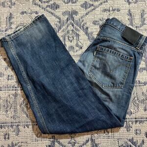 VTG Y2K Levis Silvertag Baggy Skater Midwash Loose Fitting Jeans SZ 34 x 30